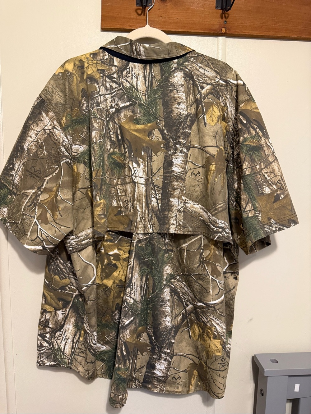 Walls Realtree xtra camo shorts sleeve bottom front shirt hunting men’s 3XL - Picture 8 of 15